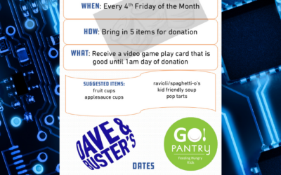 Head to Dave & Busters’ in Florence on the fourth Friday of every month