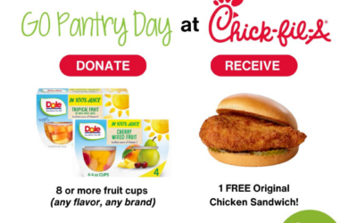GO Pantry Chick-Fil-A Day is Wednesday, March 5