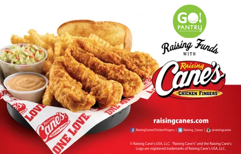Raising Cane’s Fundraiser is Tuesday, January 23rd!