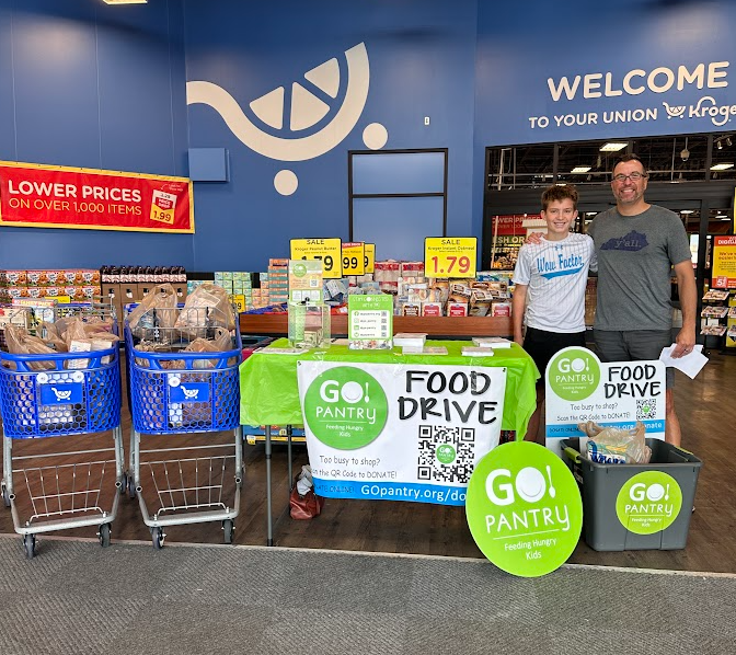 Kroger Union food drive e