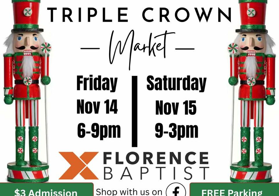 Join Us! Triple Crown Market 11/14-15